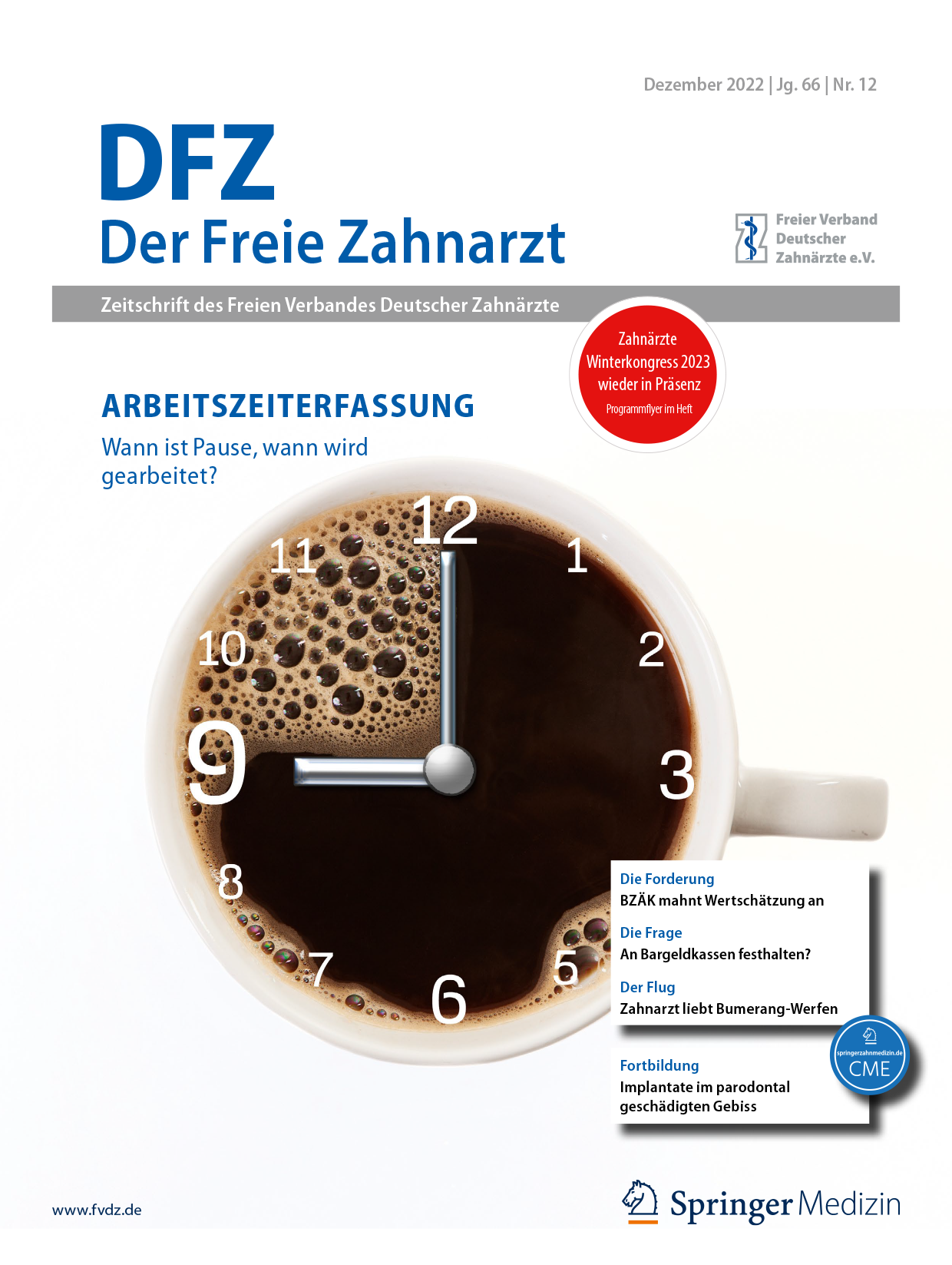 Titelcover Der Freie Zahnarzt