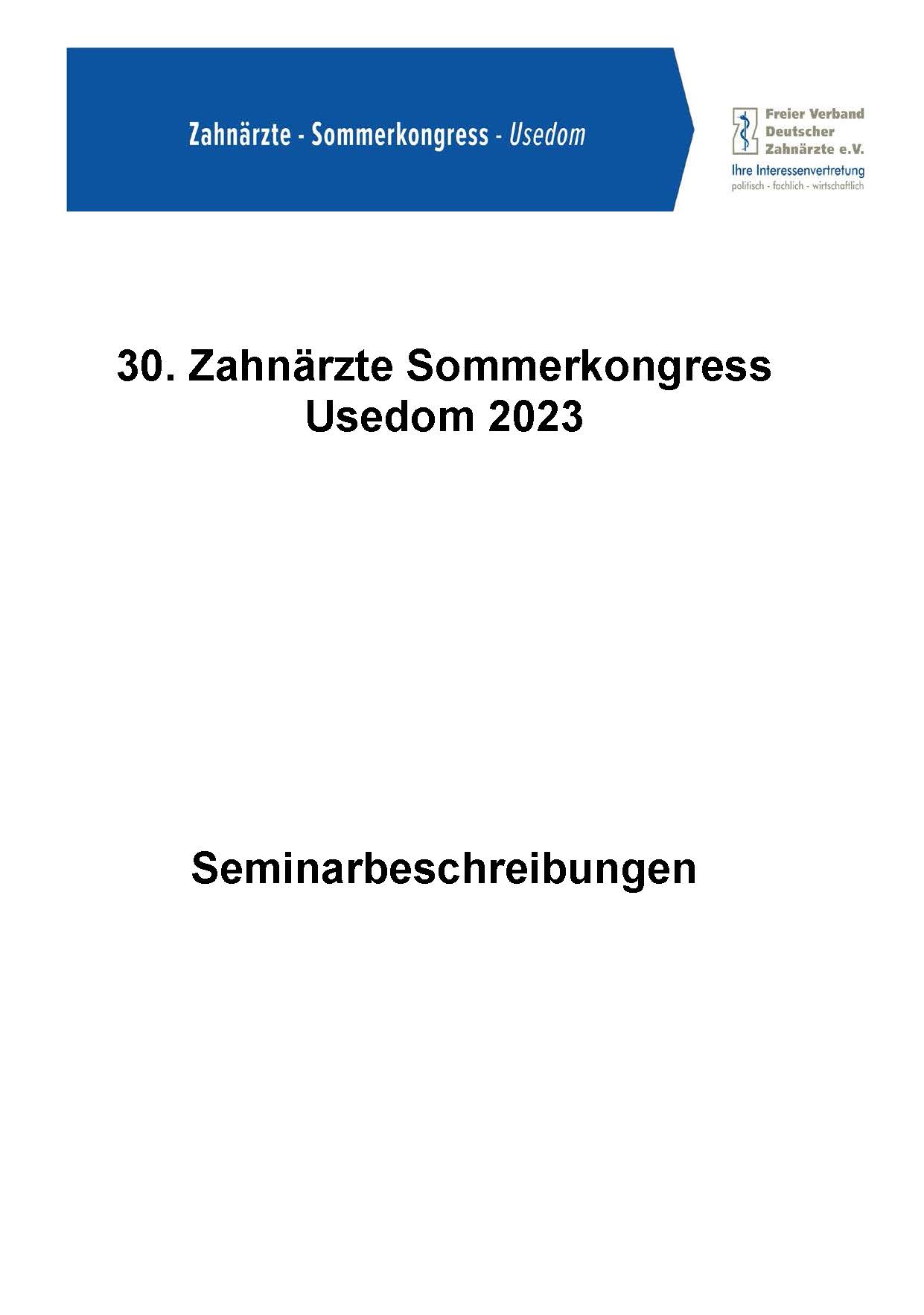 Seminarbeschreibungen